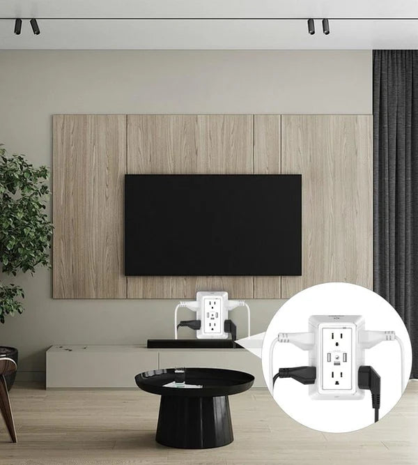 PowerMaster™ - Declutter Your Space & Charge 6 Devices Effortlessly!