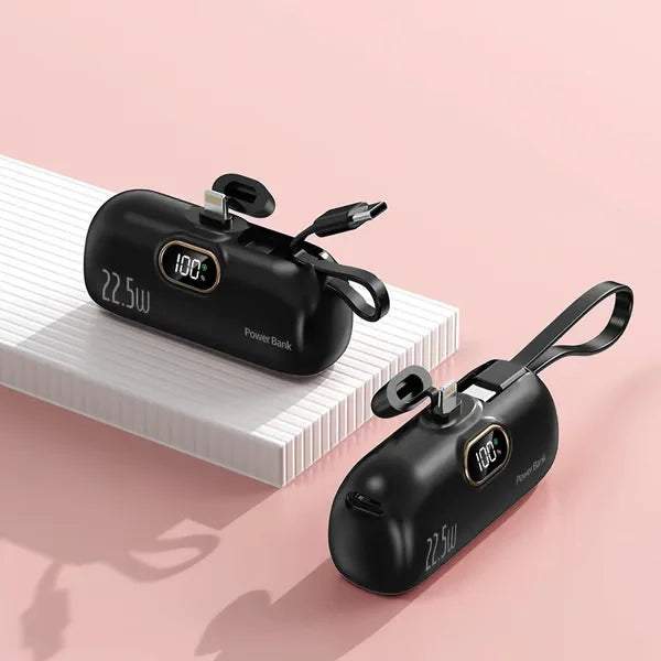 Pocket Power Bank™ — Effortless Charging Anytime, Anywhere!