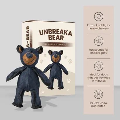 Esslvyshop-Bear™ - Unbreakable Fun for Heavy Chewers! ðŸŽ