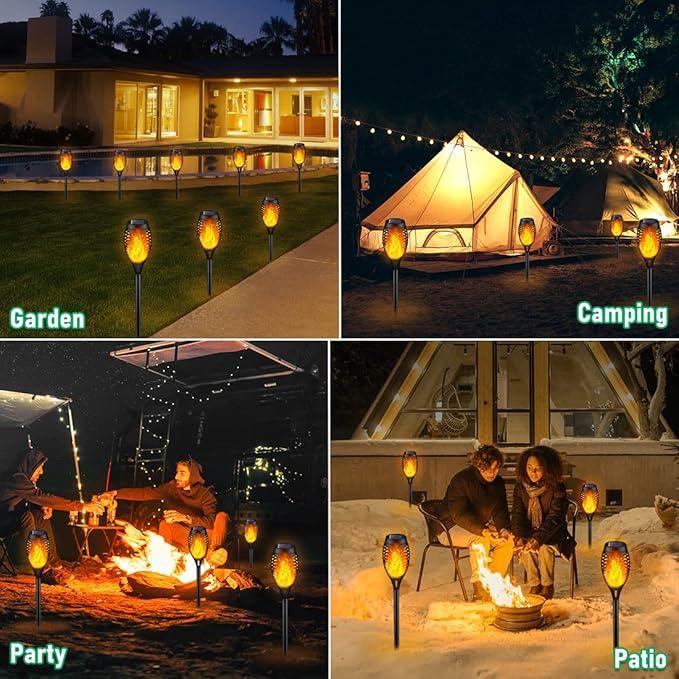 GardenGlow™ - Transform Your Garden in Minutes with Cozy Solar Flames!