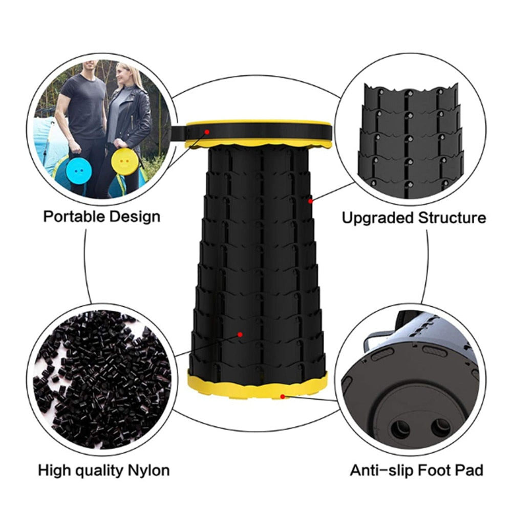 Folding Stool™ — Enjoy Instant Comfort Anywhere, Anytime