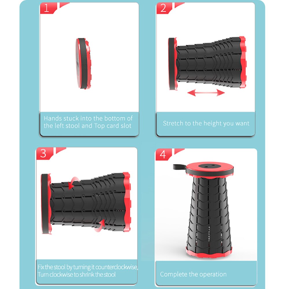 Folding Stool™ — Enjoy Instant Comfort Anywhere, Anytime