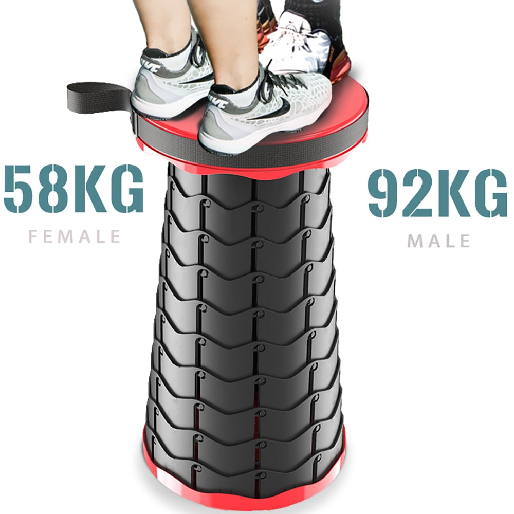 Folding Stool™ — Enjoy Instant Comfort Anywhere, Anytime