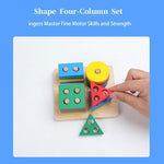 KiddoSort™ - Unlock Learning with 6 Shape Sorters in 1 Fun Set!