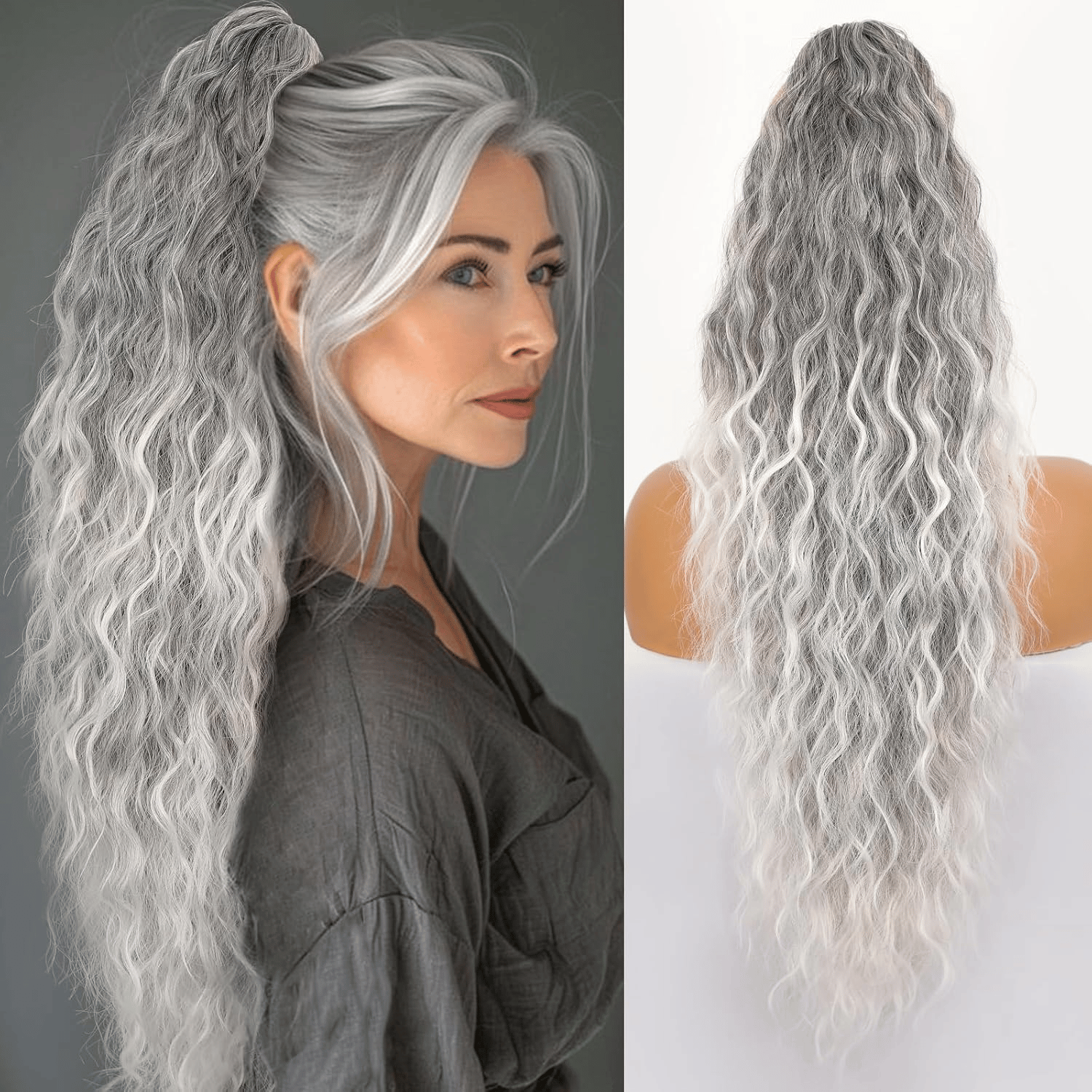 SilkiPony™ - Transform Your Look in Seconds with Effortless Elegance!