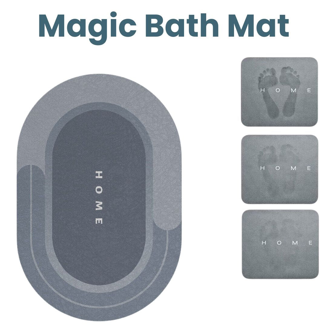 Magic Bath Mat™ - Stay Safe & Dry 3x Faster After Every Shower!