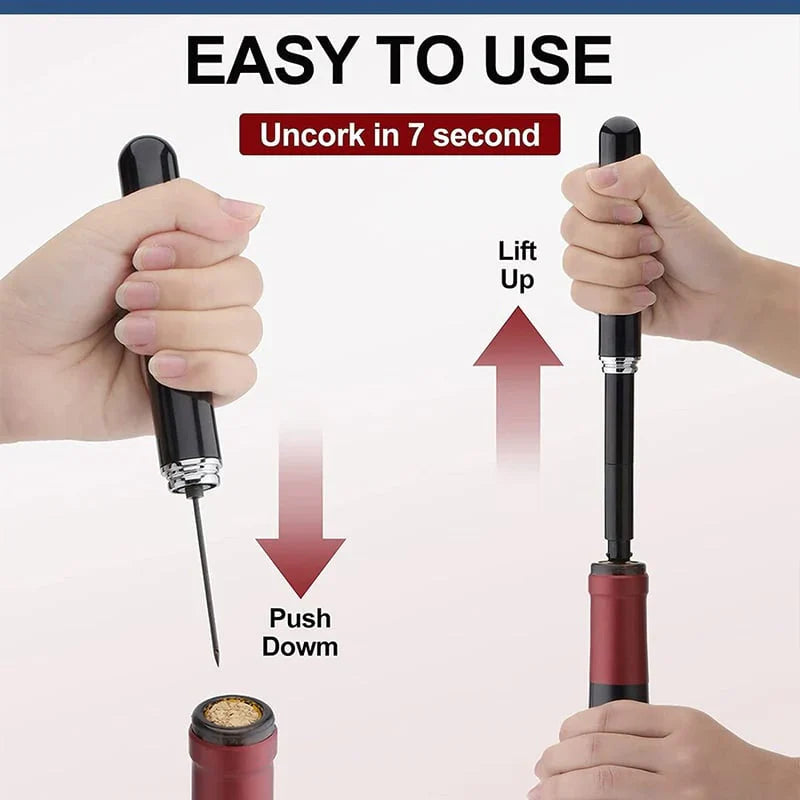 AirEase™ — Effortlessly Uncork Wine in Seconds with Joy