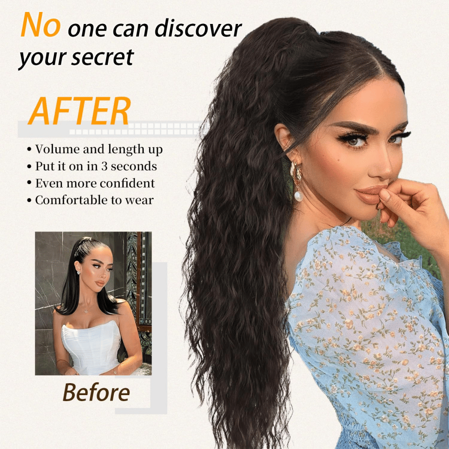 SilkiPony™ - Transform Your Look in Seconds with Effortless Elegance!