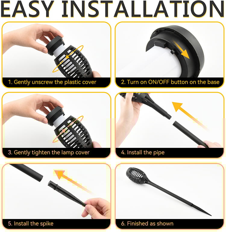 GlowGarden™ - Create a Cozy Retreat with Solar Flame Light!