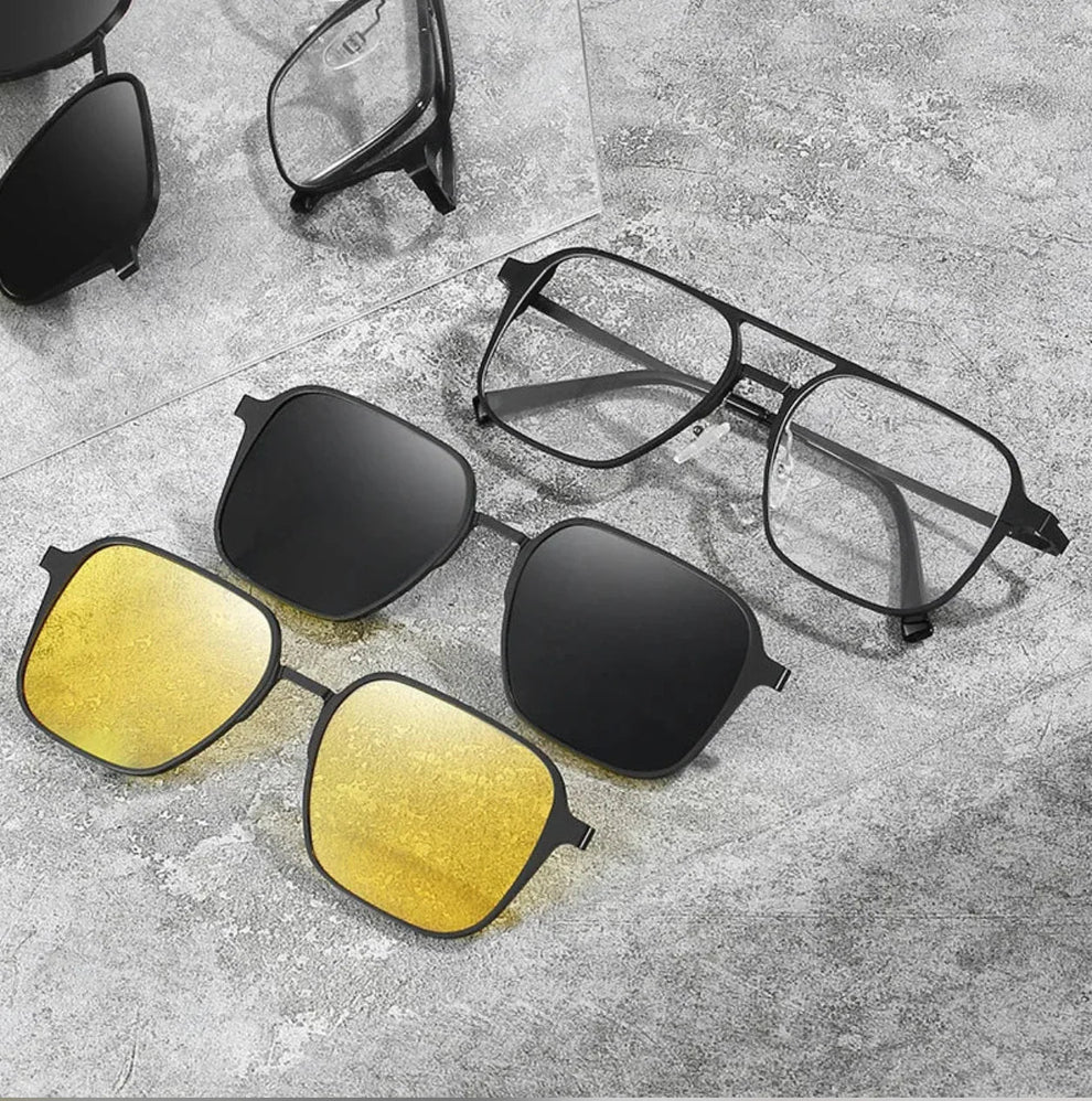 🕶️ VisionFlex™ — Switch Between 3 Lens Modes for Every Moment!